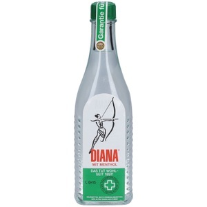 DIANA mit Menthol, DIANA mit Menthol DIANA Franzbranntwein in der Glasflasche - 250 ml, DIANA® Franzbranntwein mit Menthol