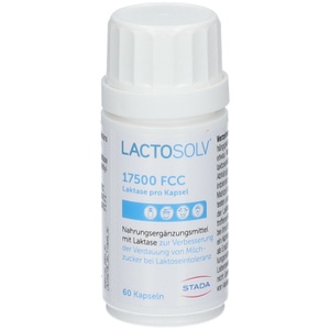 STADA ARZNEIMITTEL GMBH, OTC, Lactosolv® Kapseln unterstützt die Milchzucker-Verdauung bei Laktoseintoleranz, Lactosolv®