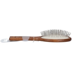 BOMEDYS, Nippes Pneumatik-Haarbürste, groß oval, Buche, Doppelkopfstahlstifte, Nippes Pneumatik-Haarbürste, groß oval, Buche, Doppelkopfstahlstifte