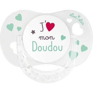 LABORATOIRES GILBERT BENELUX, Luc et Léa ,,Ich liebe mein Kuscheltier'' Schnuller 0-6 Monate, Luc et Léa ,,Ich liebe mein Kuscheltier'' Schnuller 0-6 Monate