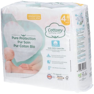 GSA HEALTHCARE, Cottony Baumwollwindeln Größe 4 7-18kg