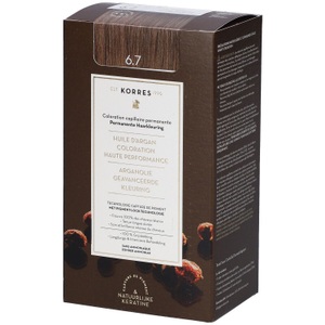 GREENDOCK, KORRES DAUERHAFTE HAARFARBE DUNKELBLOND BRAUN 6.7