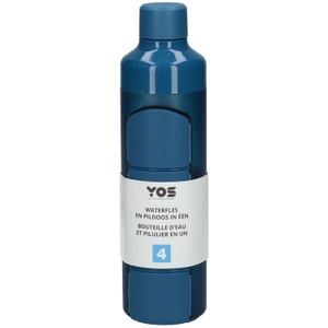 2Pharma, YOS Wasserflasche und Tagespaper in einem Bold Blue, YOS Wasserflasche und Tagespaper in einem Bold Blue