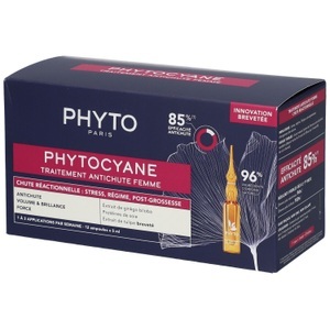 ALES GROUPE BENELUX, Phyto Phytocyane Behandlung von reaktivem Haarausfall bei Frauen, Phyto Phytocyane Behandlung von reaktivem Haarausfall bei Frauen