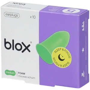 AXONE PHARMA, blox® Gamme Sleep & Focus - Mousse Medium Verte, blox® Gamme Sleep & Focus - Mousse Medium Verte