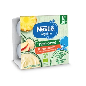 Nestle, Nestle® Yogolino Pflanzliche Desserts Ananas/Apfel Bio, Nestle® Yogolino Pflanzliche Desserts Ananas/Apfel Bio