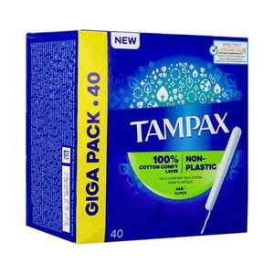 OP DE LOCHT, Tampax Super x40, Tampax Super x40