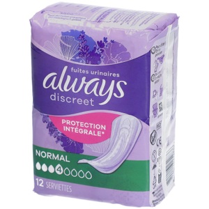 MERCK CONSUMER HEALTHCARE, Always Discreet Blasenschwäche Vollständiger Schutz Binden Normal, Always Discreet Blasenschwäche Vollständiger Schutz Binden Normal