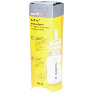 MEDELA BENELUX, Medela Babyflasche mit Sauger Calma Transparent, Medela Babyflasche mit Sauger Calma Transparent