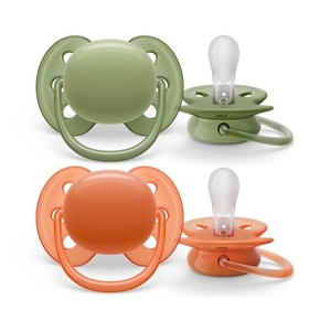 Bomedys NV, Philips Avent Schnuller +18M Ultra Soft Khaki/Terracotta, Philips AVENT Schnuller ultra soft, neutral, ab 18 Monate (2 Stk)
