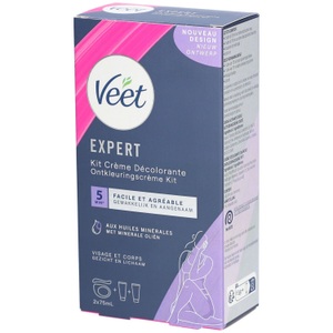 Reckitt Benckiser Retail, Veet Kit Entfärbungscreme - Gesicht und Körper - Normale Haut, Veet Kit Entfärbungscreme - Gesicht und Körper - Normale Haut