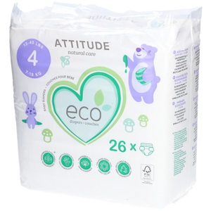 Attitude, Attitude Eco Windeln Grösse 4, Attitude Eco Windeln