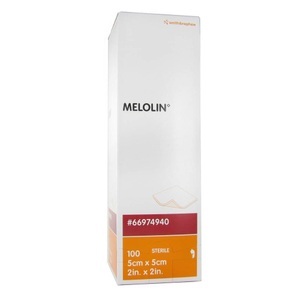 SMITH NEPHEW, smith & nephew Melolin Wundauflage 5 x 5 cm, MELOLIN Wundkompressen, 5x5cm, steril (100 Stk)