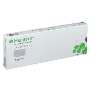 MOLNLYCKE HEALTHCARE, MOLNLYCKE HEALTHCARE Mepiform® 4 x 30 cm, Mepiform® 4 x 30 cm