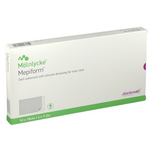 MOLNLYCKE HEALTHCARE, MOLNLYCKE HEALTHCARE Mepiform® 10 x 18 cm, Mepiform® 10 x 18 cm