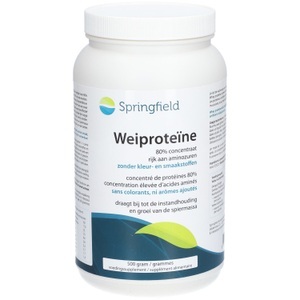 SPRINGFIELD NUTRACEUTICALS, SPRINGFIELD NUTRACEUTICALS Springfield Molkenproteine Konzentrat 80 %, Springfield Molkenproteine Konzentrat 80 %
