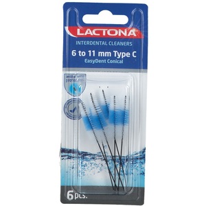 OP DE LOCHT, OP DE LOCHT Lactona Interdentaire Cleaners EasyDent Brosse 6- 11mm, LACTONA Interdentaire Cleaners EasyDent Brosse 6- 11mm