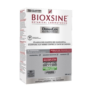 Bioxsine, BIOXSINE Shampoo gegen Haarausfall für trockenes Haar, BIOXSINE Shampoo gegen Haarausfall für trockenes Haar