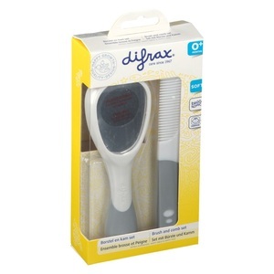 Difrax, difrax® Babybürste und -Kamm Set, difrax® Babybürste und Kamm Set