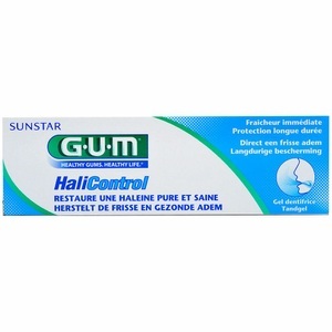 GUM, GUM SUNSTAR Halicontrol Zahnpasta (75 ml), Gummi Halicontrol Gel-Zahnpflegemittel