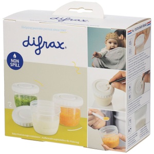 Difrax, difrax® Behälter für Muttermilch und Babynahrung, difrax® Behälter für Muttermilch und Babynahrung