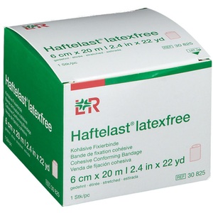 Lohmann & Rauscher, LOHMANN & RAUSCHER Haftelast® Fixierbinde 6 cm x 20 m, Haftelast latexfrei kohäsive Fixierbinde 6cmx20m creme