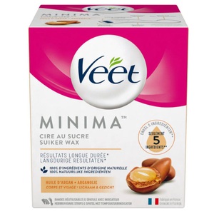 Reckitt Benckiser Retail, Veet Minima™ Heisswachs mit Zucker und Arganöl, Veet Minima? Heisswachs mit Zucker und Arganöl