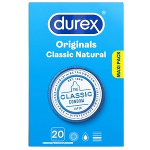 Durex, Classic Natural 20 Kondome | Durex, 