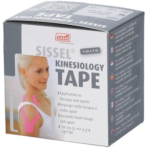 Sissel, SISSEL Kinesiology Sport Tape 5cmx5m pink (1 Stück), Sissel Kinesiology Tape Pink, 5cm x 5m (6 Stk)