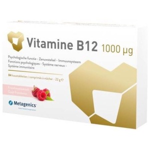 METAGENICS BELGIUM, Metagenics Vitamin B12 1000 µg, Metagenics Vitamin B12 1000 µg