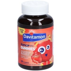 Davitamon, Davitamon Junior Gummies Erdbeere, Davitamon Junior Fruchtgummis Erdbeere