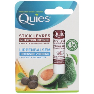 Quies, Quies Lippenstift Regenererend Advocado & Galamboter, Quies regenerierende Lippenpflege mit Avocado & Karitébutter