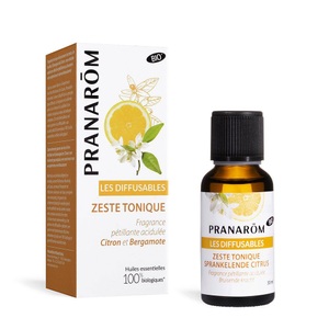 Pranarôm, Pranarôm Les Diffusables Zeste Tonique Zitrone und Bergamotte Bio, Pranarôm Les Diffusables Zeste Tonique Zitrone und Bergamotte Bio
