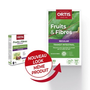 Ortis, Ortis® Fruits & Fibres Regular Transit Intestinal Programme, Ortis® Fruits & Fibres Regular Transit Intestinal Programme