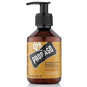 Proraso, Proraso Shampoing-Barbe Holz & Gewürz, Proraso Yellow Line Beard Shampoo Wood & Spice 200 ml