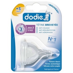 Laboratoires Polivé S4, Dodie Anti-Kolik Sauger für Flaschen, Dodie Anti-Kolik Sauger für Flaschen