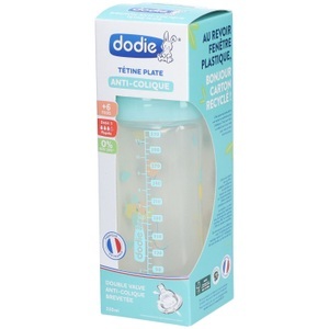 Forte Pharma, Dodie Flasche Flacher Sauger Langsamer Fluss Air, Dodie Flasche Flacher Sauger Langsamer Fluss Air