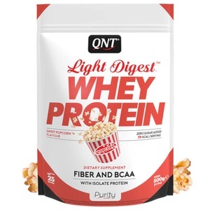 QNT, Qnt® Light Digest™ Whey Protein süsser Popcorn Geschmack, 