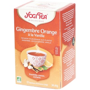 Marma Natuurproducten, Yogi Tea® Ingwer-Orange mit Vanille, Yogi Tea® Ingwer-Orange mit Vanille