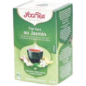 Marma Natuurproducten, Yogi Tea Grüner Tee mit Jasmin, Yogi Tea Grüner Tee mit Jasmin
