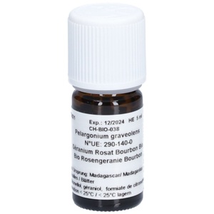 Aromasan, AromaSan Rosengeranie Bourbon Bio Ätherisches Öl (5ml), AromaSan Rosengeranie Bourbon Bio Ätherisches Öl (5ml)