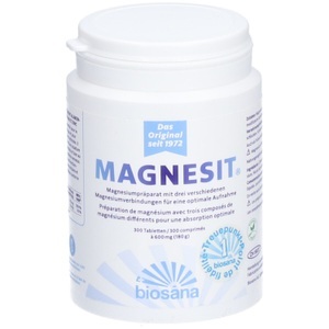 Magnesit, Magnesit Mineralsalz Tablette konzentriert (300 Stück), Magnesit Magnesium Tabletten