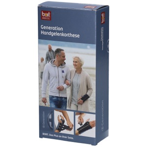 bort, bort Generation Handgelenkbandage S links blau (1 Stück), Bort Generation Handgelenkbandage S links blau (1 Stk)