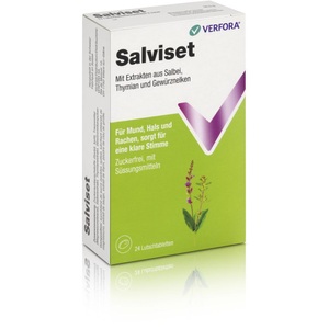Salviset, Salviset Pastillen (24 Stück), Salviset Pastillen (24 Stk)