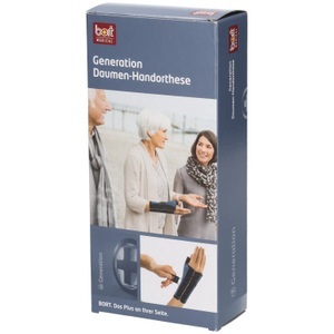 bort, bort Generation Daumen-Handbandage L rechts blau (1 Stück)