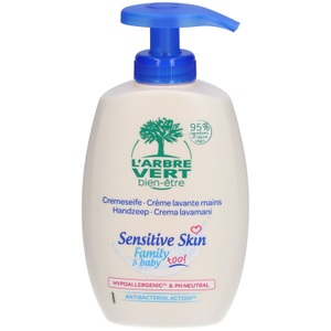 L'Arbre vert, L'ARBRE VERT Öko Handseife flüssig Sensitive Skin (300 ml), L'ARBRE VERT Öko Handseife Sensitive Skin (300ml)