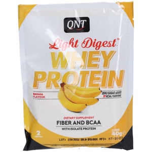 QNT, QNT - Light Digest Whey Protein Banana 40g, QNT Light Digest Whey Protein Banana (40g)