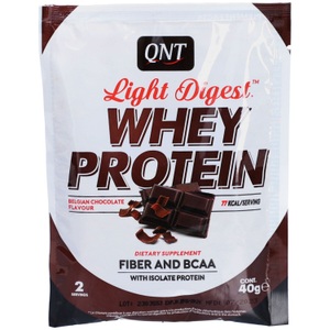 QNT, QNT - Light Digest Whey Protein Belgian Chocolate 40g, QNT Light Digest Whey Protein Belgian Choco (40g)