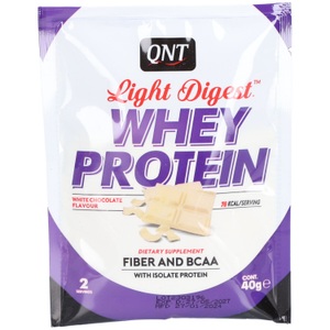 QNT, QNT - Light Digest Whey Protein White Chocolate 40g, QNT Light Digest Whey Protein White Choco (40g)