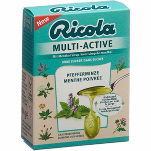 Ricola, Ricola Multi-Active Pfefferminze (44 g), Ricola Multi-Active Pfefferminze Box 44 g